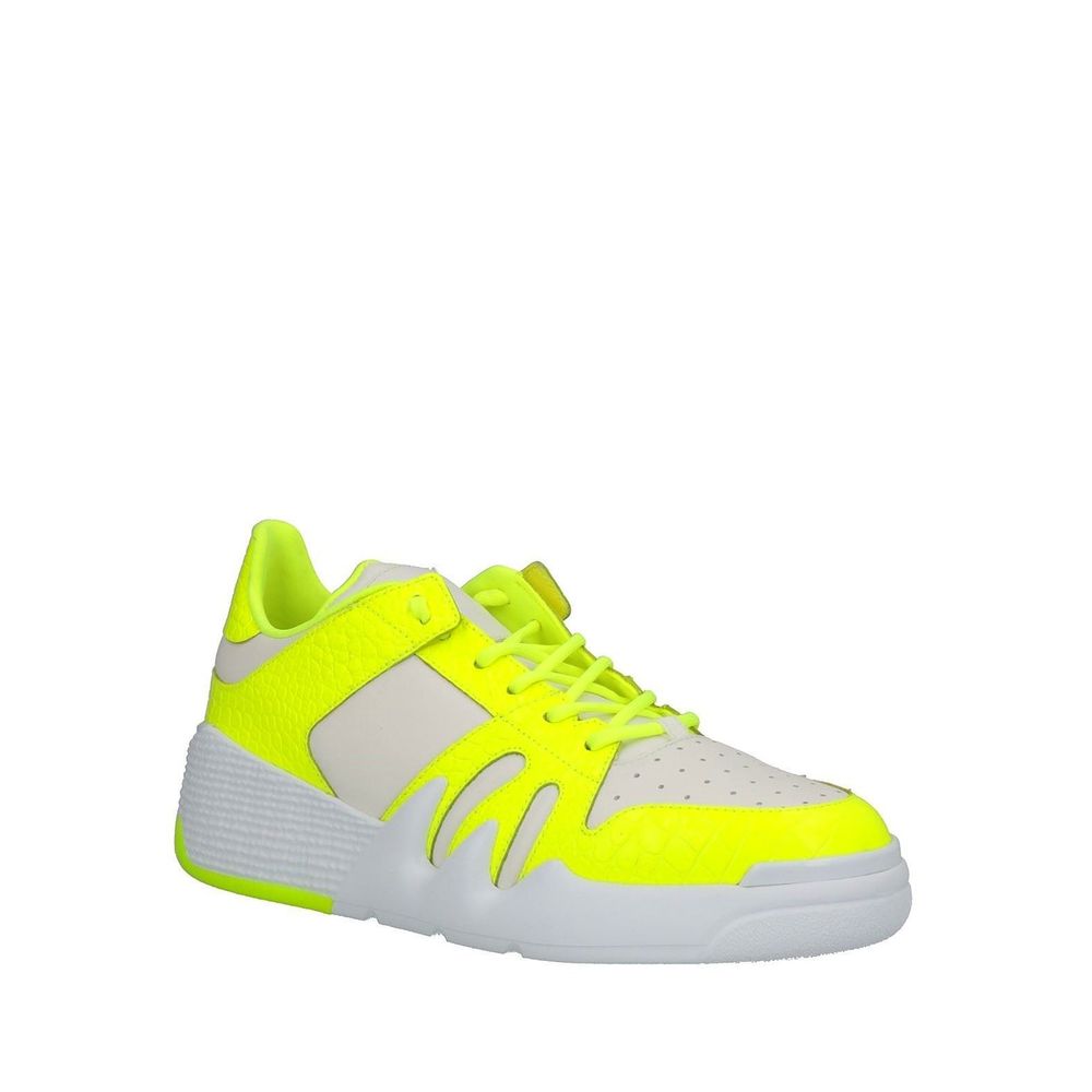 Giuseppe Zanotti White Calfskin Athletic Sneakers | Regal Royce