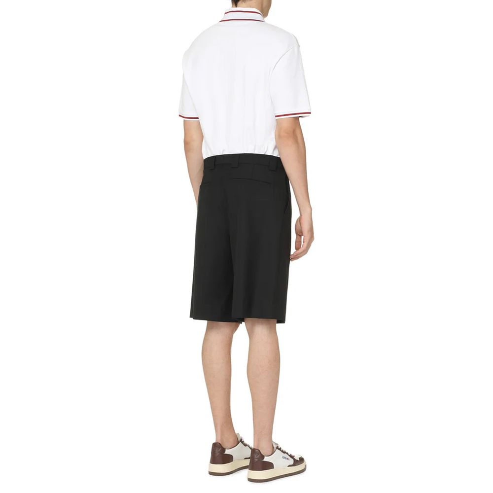Gucci Black Polyester Bermuda Shorts | Regal Royce