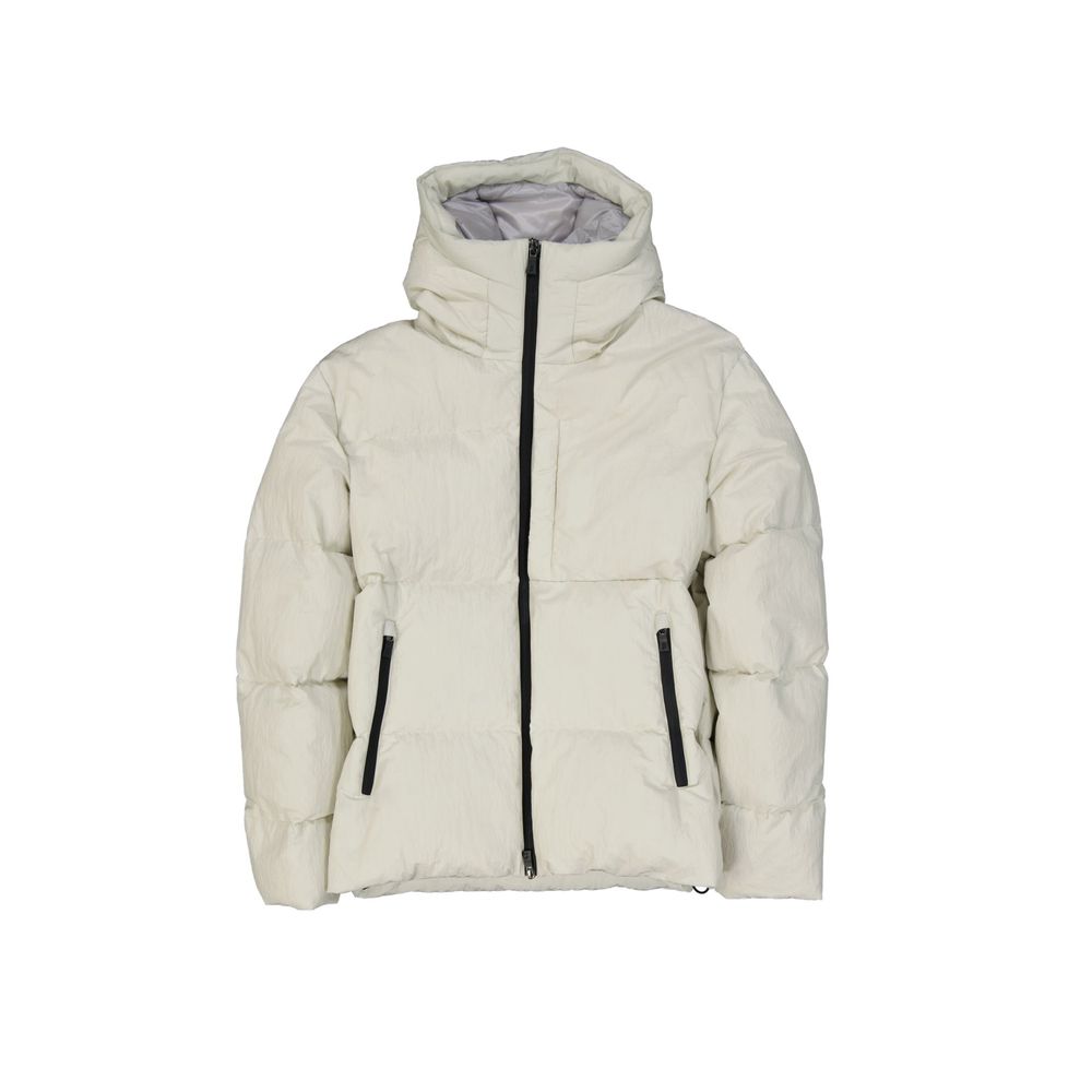 Herno White Polyamide Shell Jacket | Regal Royce