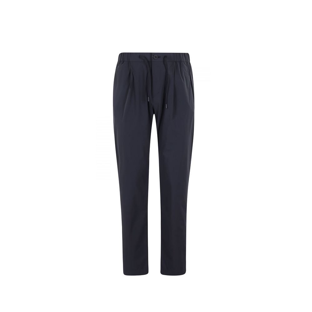 Herno Blue Wool Casual Pants | Regal Royce