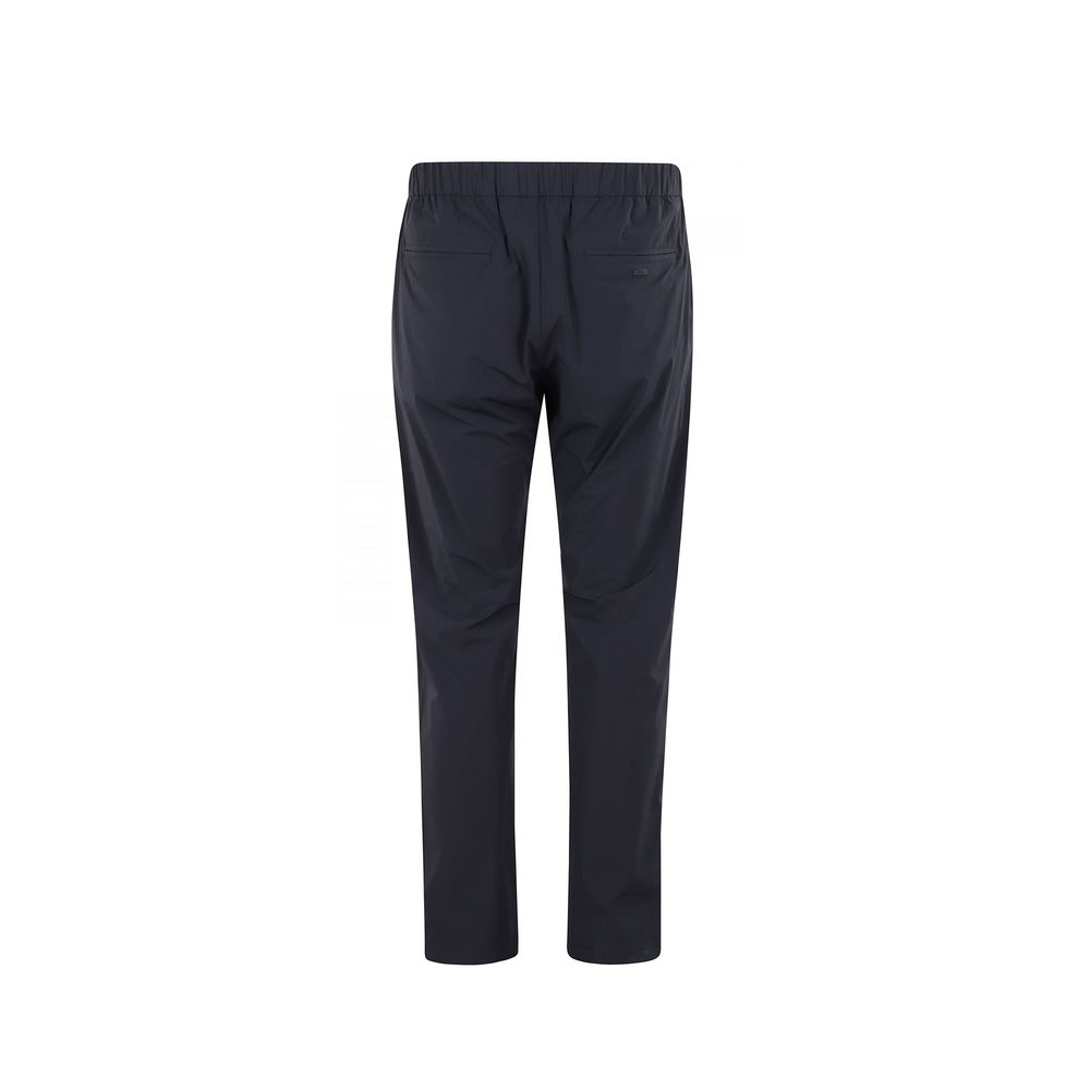 Herno Blue Wool Casual Pants | Regal Royce