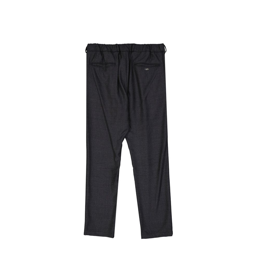 Herno Gray Wool Casual Pants | Regal Royce