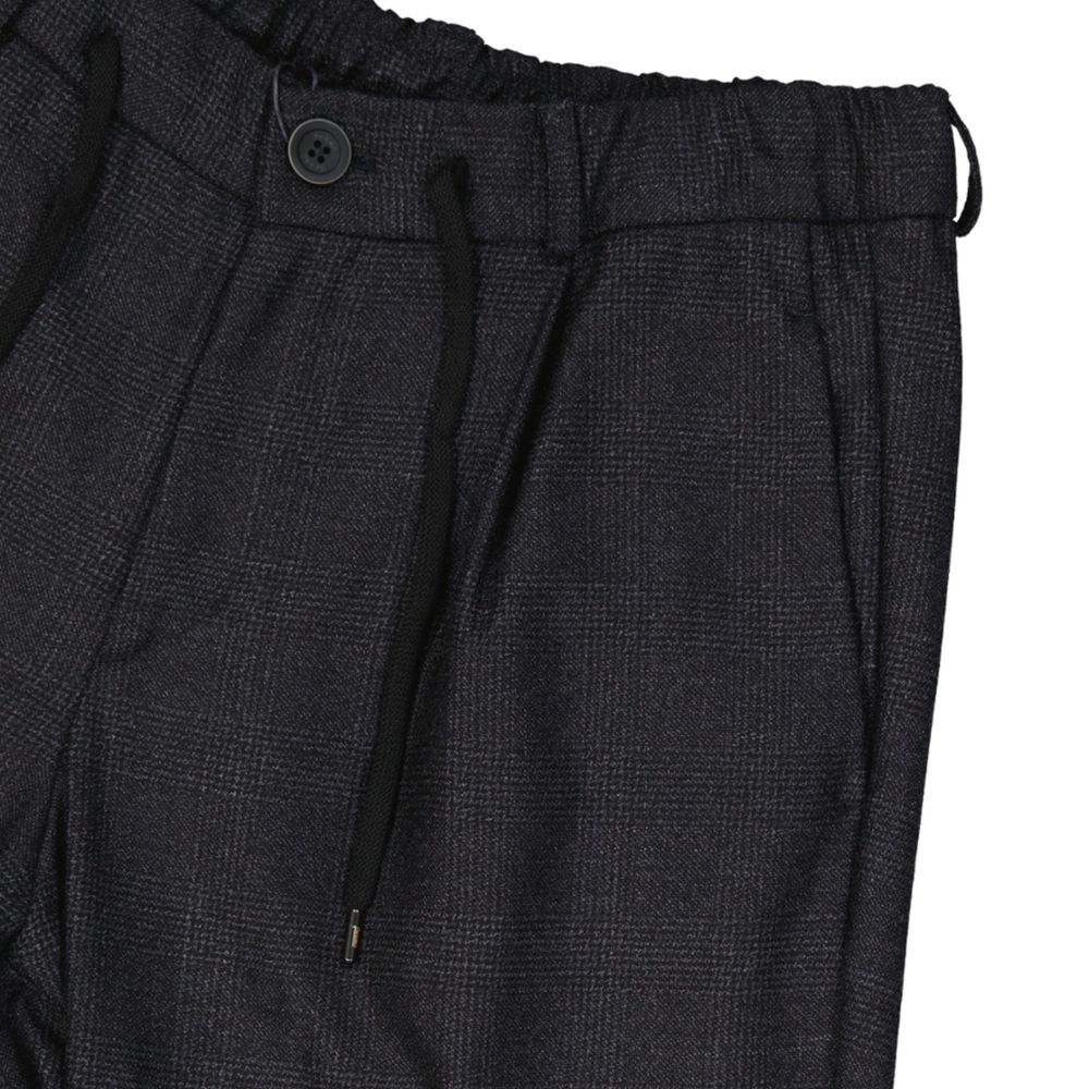 Herno Gray Wool Casual Pants | Regal Royce