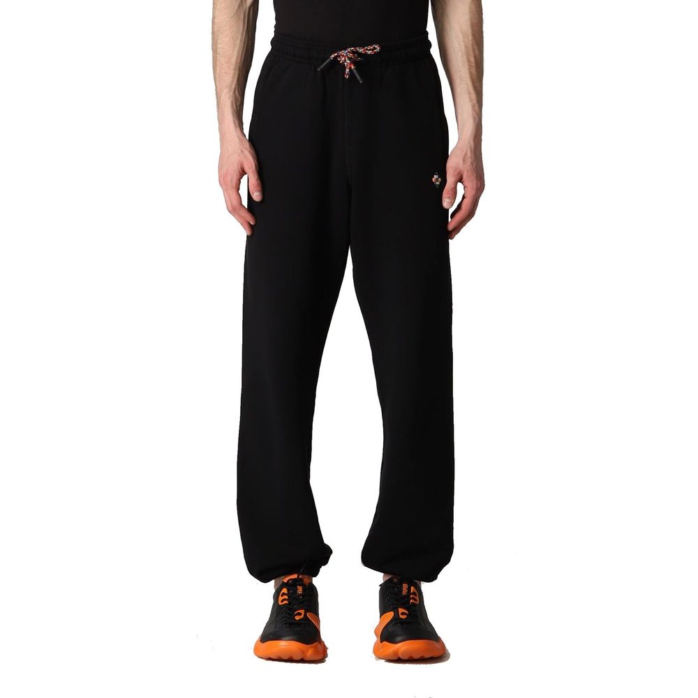 Marcelo Burlon Black Cotton Sportswear | Regal Royce