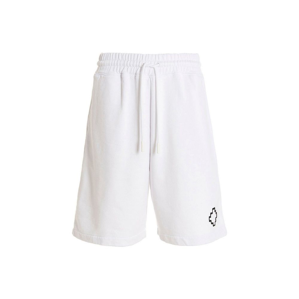Marcelo Burlon White Cotton Shorts | Regal Royce