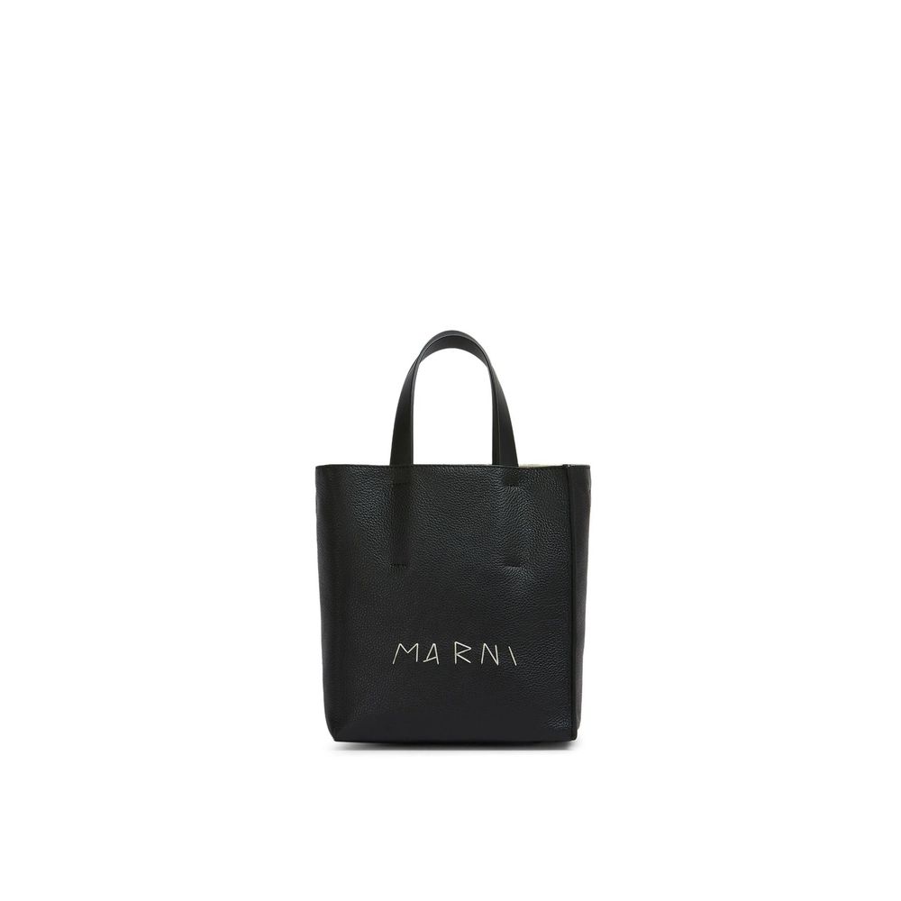 Marni Black Calfskin Tote Bag | Regal Royce