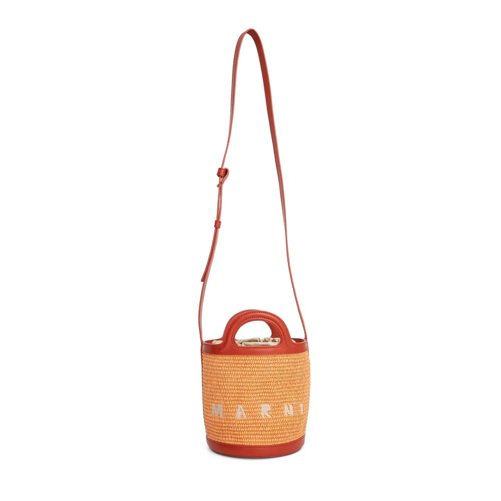 Marni Orange Cotton Backet Bag | Regal Royce