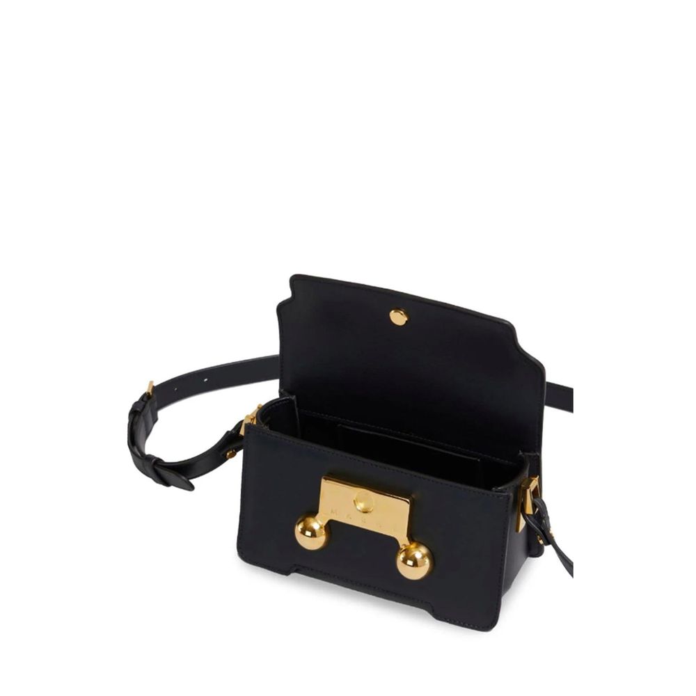 Marni Black Calfskin Crossbody Bag | Regal Royce