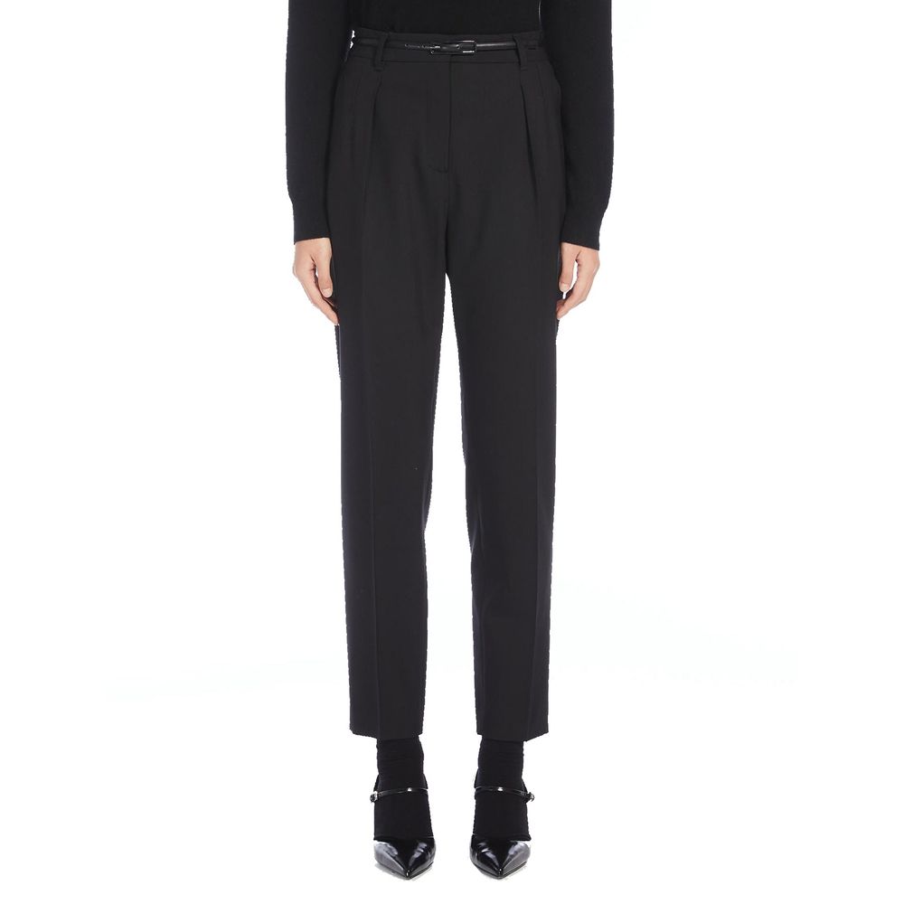 Max Mara Black Elastane Dress Pants | Regal Royce