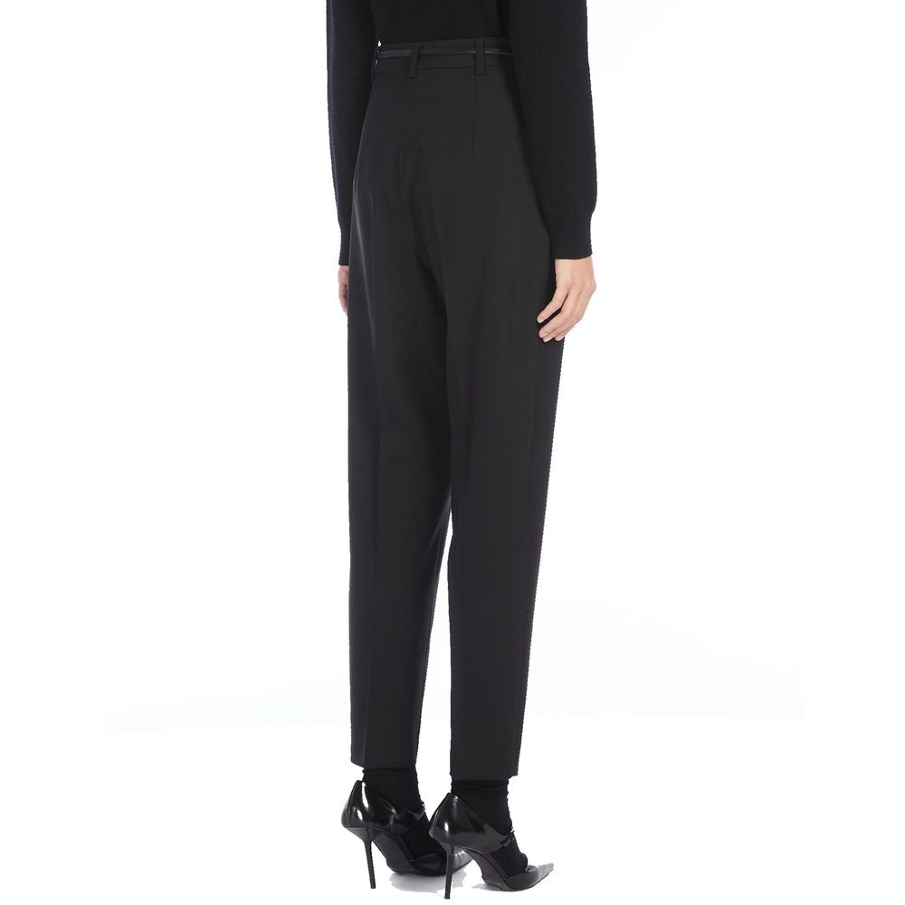 Max Mara Black Elastane Dress Pants | Regal Royce