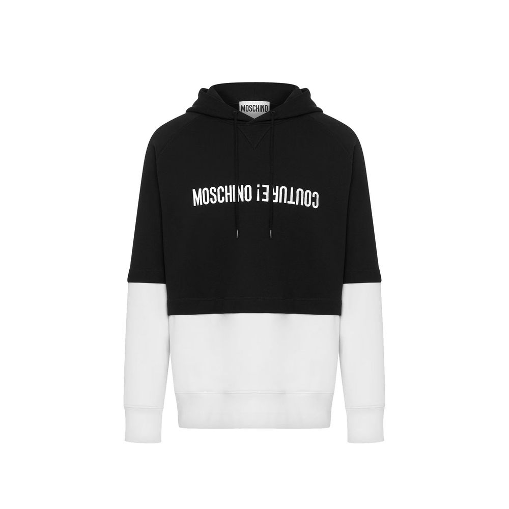 Moschino Black Cotton Sweatshirt | Regal Royce