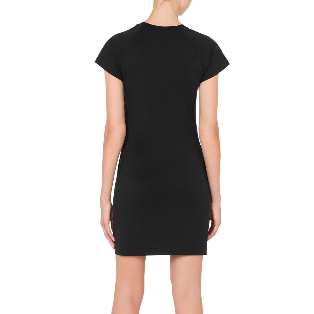 Moschino Couture Black Cotton Casual Dress | Regal Royce