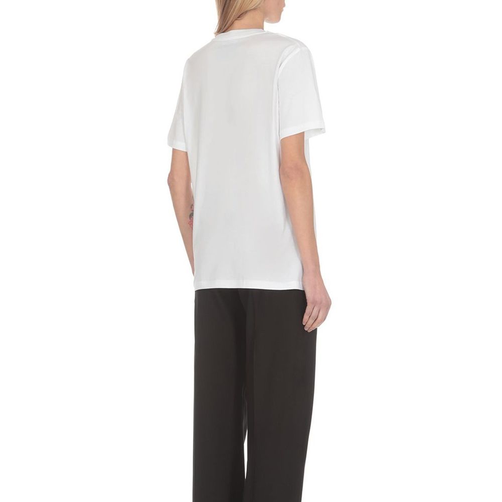 Moschino Couture White Cotton T-Shirt | Regal Royce