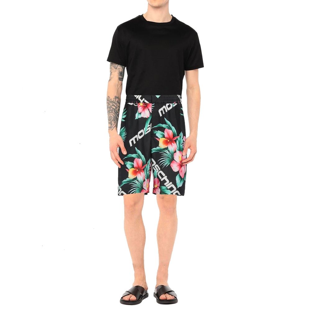 Moschino Couture Black Silk Shorts | Regal Royce
