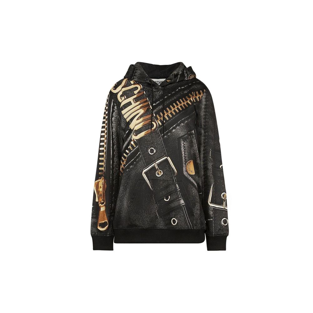 Moschino Couture Black Polyester Sweatshirt | Regal Royce