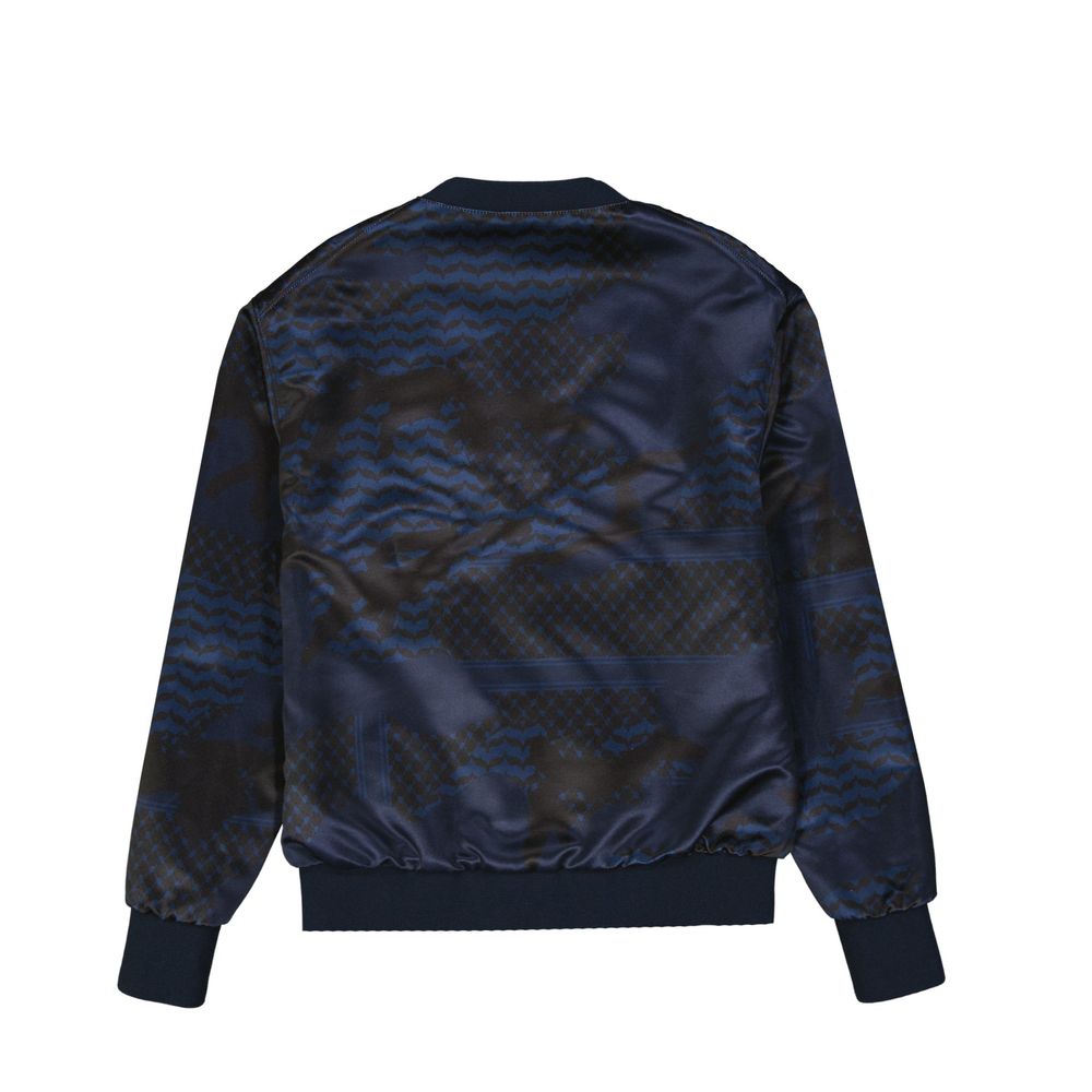 Neil Barrett Blue Polyester Bomber | Regal Royce