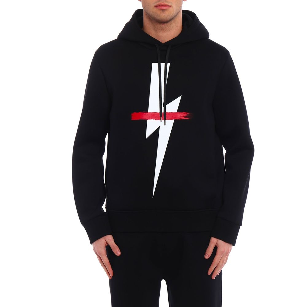Neil Barrett Black Cotton Sweatshirt | Regal Royce