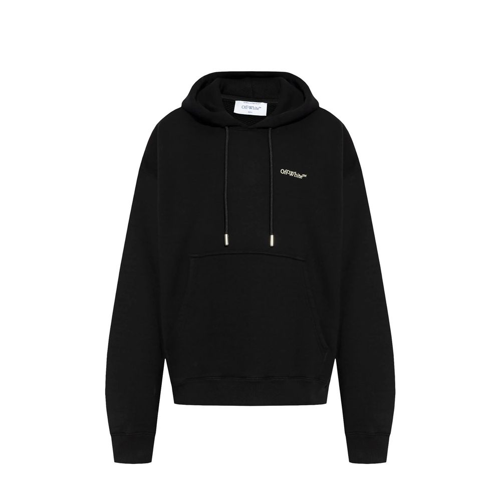 Off-White Black Cotton Sweatshirt | Regal Royce