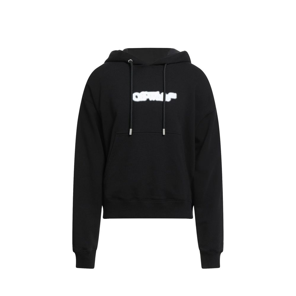 Off-White Black Cotton Sweatshirt | Regal Royce