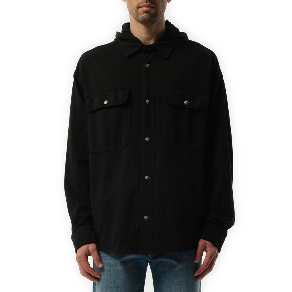 Palm Angels Black Denim Shirt | Regal Royce
