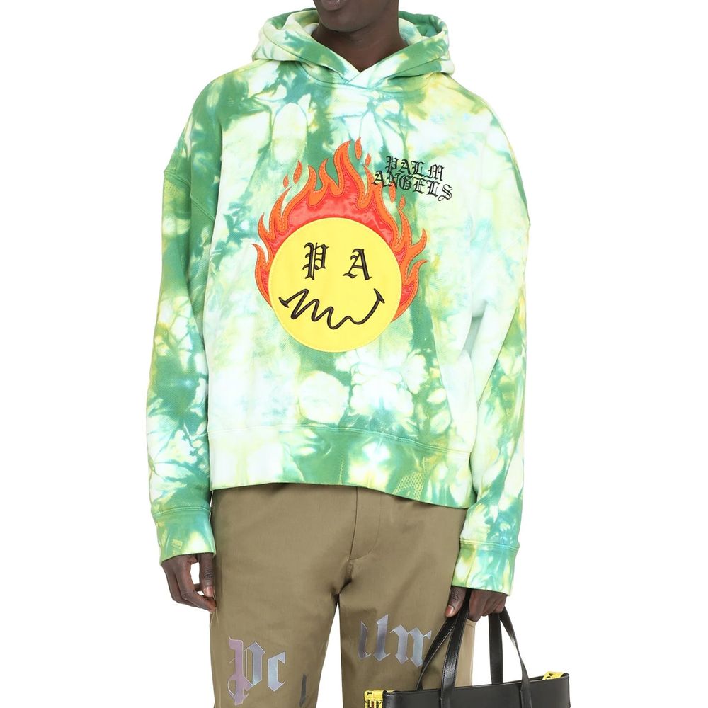 Palm Angels Bicolor Cotton Sweatshirt | Regal Royce