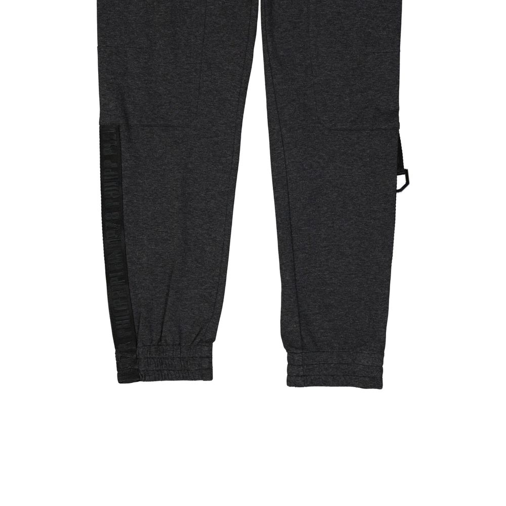 Philipp Plein Gray Cotton Joggers (Workout Pants) | Regal Royce