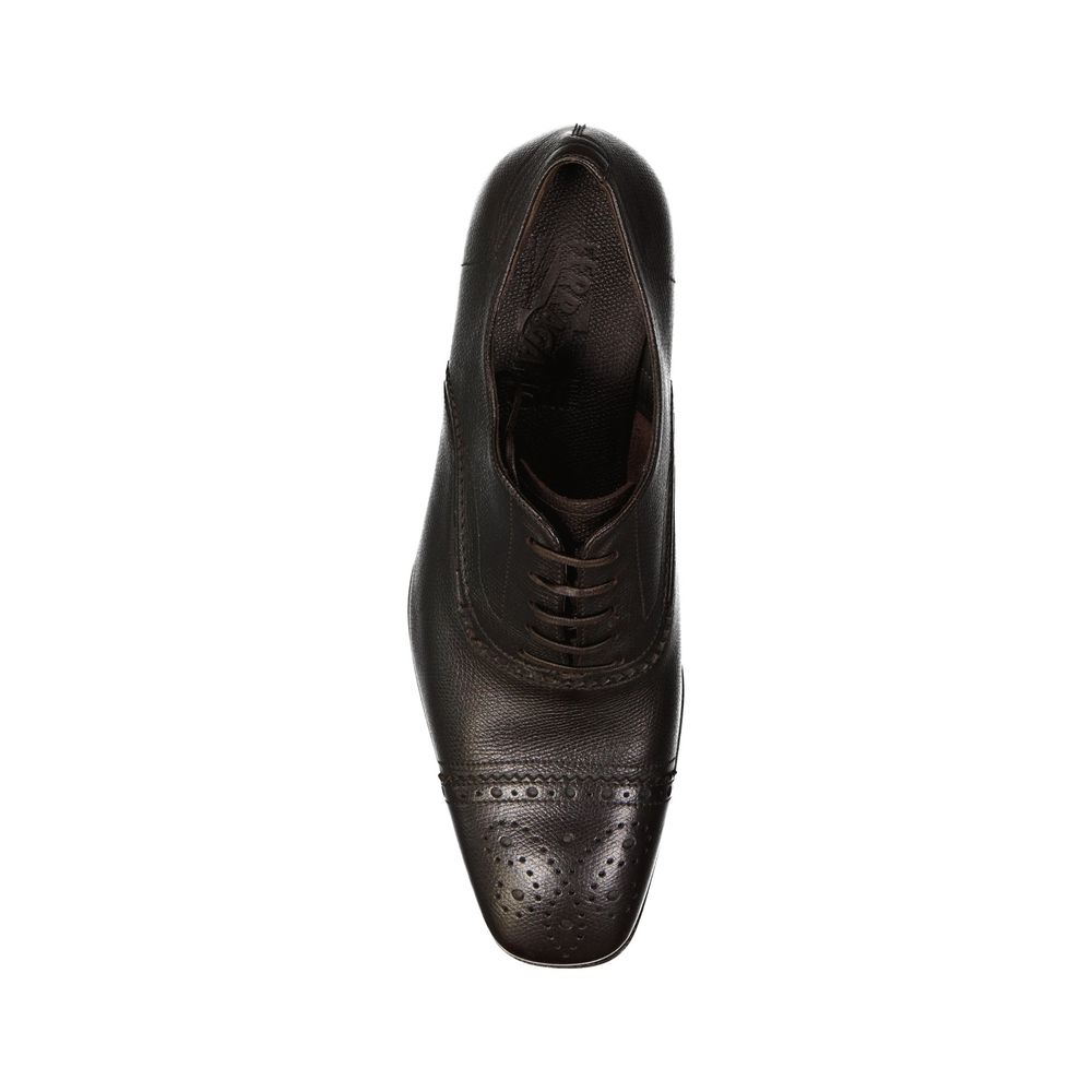Salvatore Ferragamo Brown Calfskin Oxfords And Derbies | Regal Royce