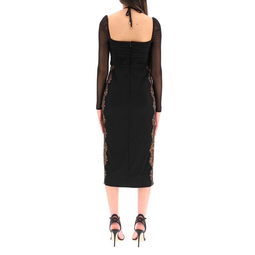 Self-Portrait Black Polyester Cocktail Dress | Regal Royce
