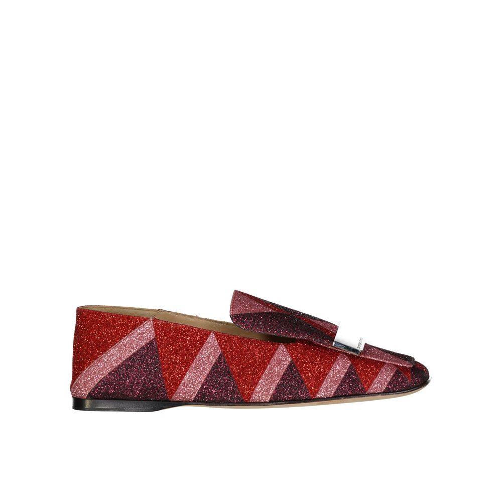 Sergio Rossi Multicolor Fabric Slip-On Loafers | Regal Royce