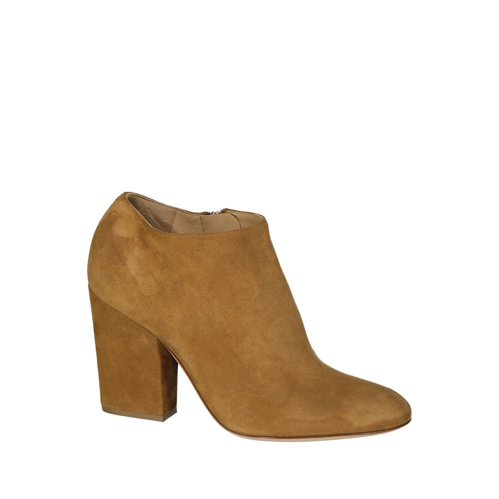 Sergio Rossi Brown Calfskin Ankle Boots | Regal Royce