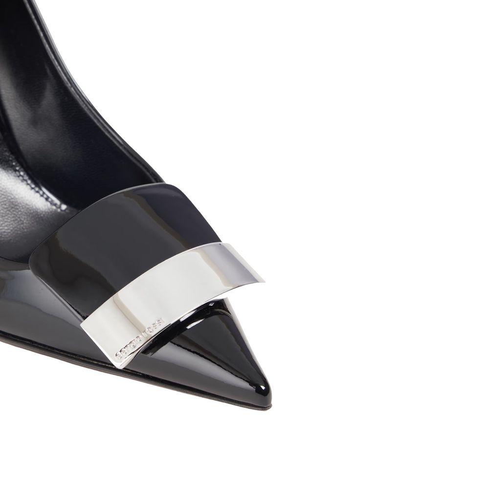 Sergio Rossi Black Calfskin Pumps | Regal Royce