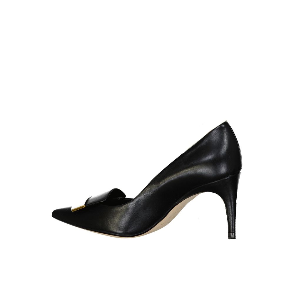 Sergio Rossi Black Calfskin High Heel Pumps | Regal Royce