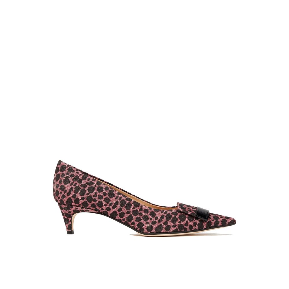 Sergio Rossi Multicolor Fabric Mid Heel Pumps | Regal Royce
