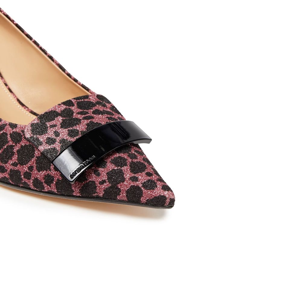 Sergio Rossi Multicolor Fabric Mid Heel Pumps | Regal Royce