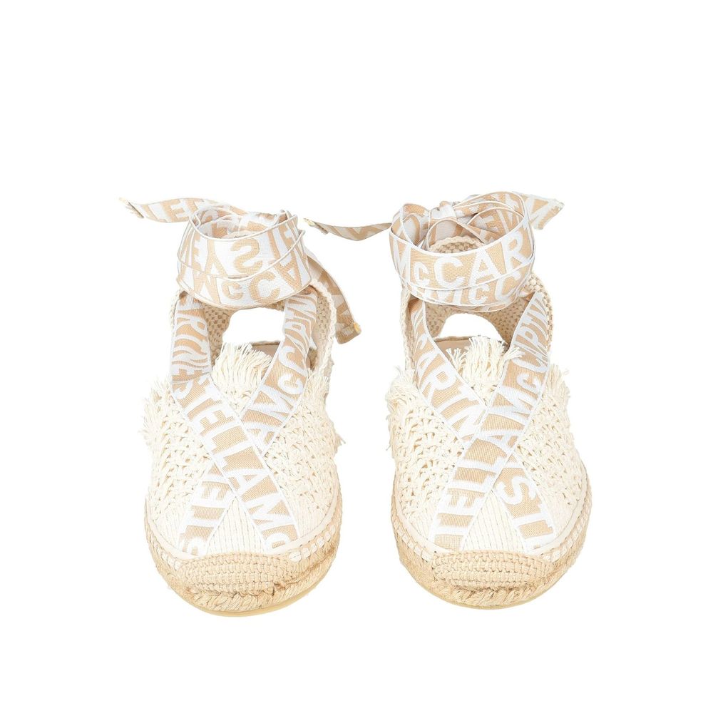 Stella McCartney Beige Canvas Espadrilles | Regal Royce
