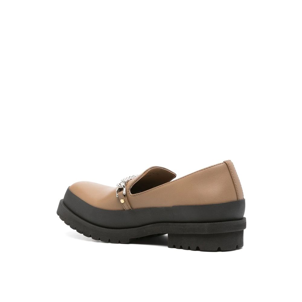 Stella McCartney Brown Vegan Leather Slip-On Loafers | Regal Royce