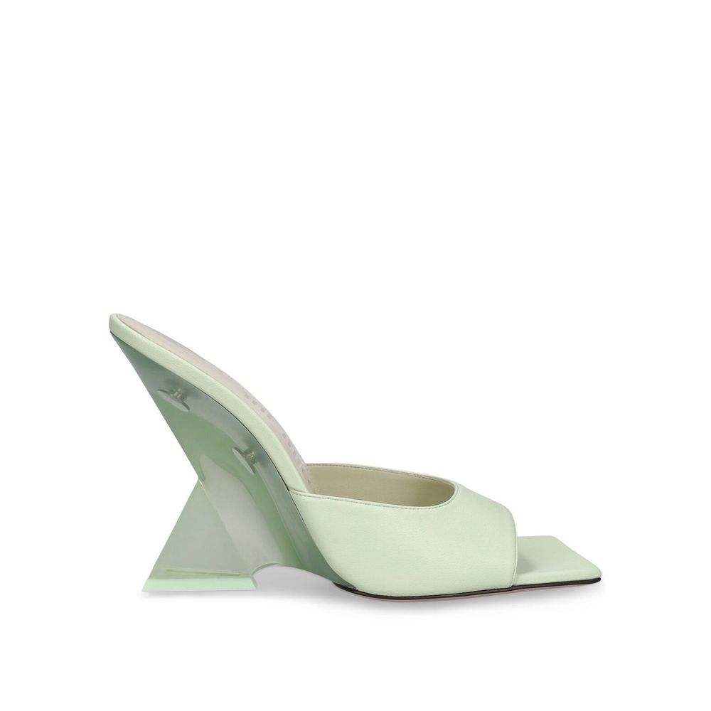 The Attico Bicolor Calfskin Platform Sandals | Regal Royce