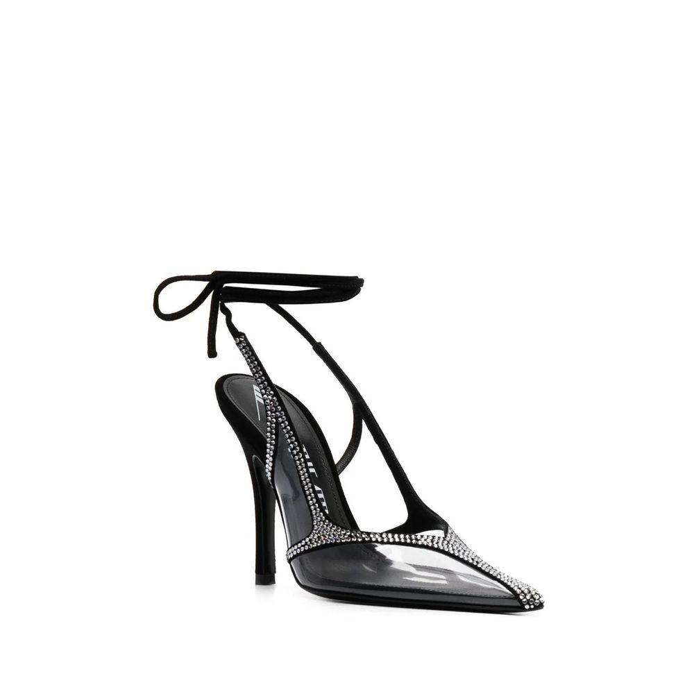 The Attico Black Pvc Platform Pumps | Regal Royce