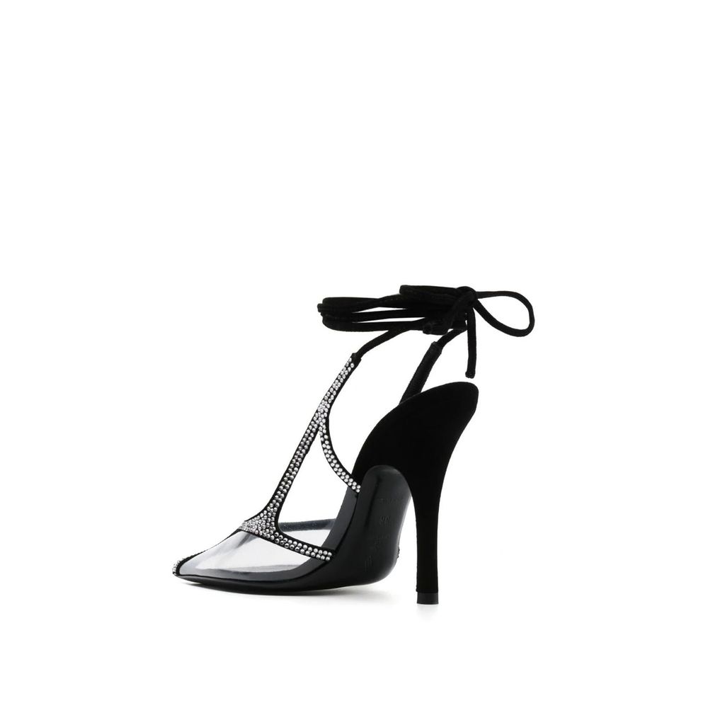 The Attico Black Pvc Platform Pumps | Regal Royce