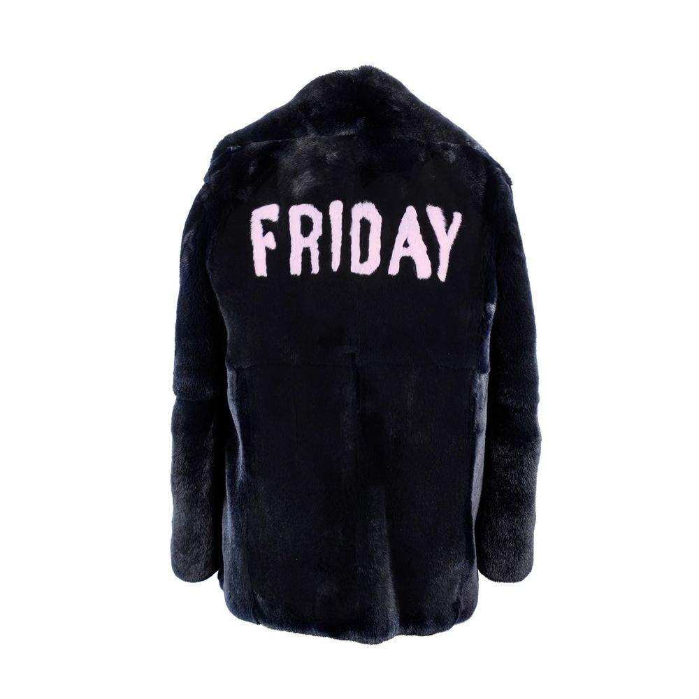 Alberta Ferretti Blue Rabbit Fur Coat | Regal Royce