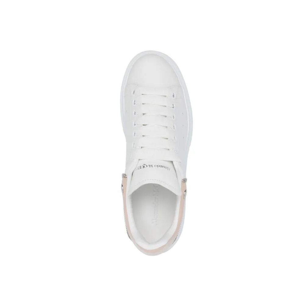 Alexander McQueen White Calfskin Platform Sneakers | Regal Royce