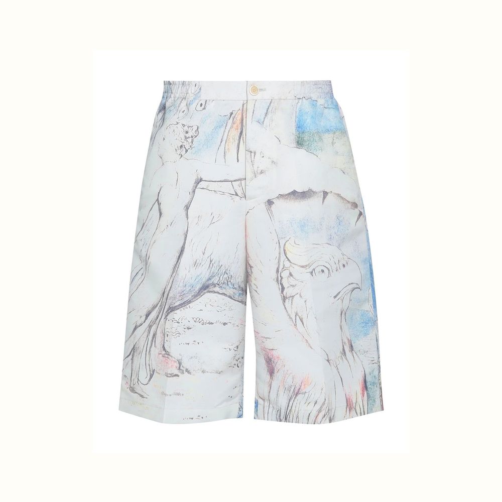 Alexander McQueen Beige Polyester Short And Mini Shorts | Regal Royce