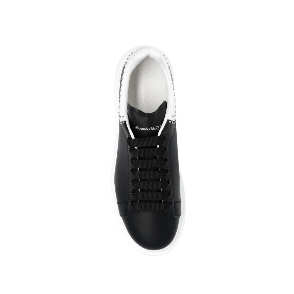 Alexander McQueen Black Calfskin Chunky Sneakers | Regal Royce