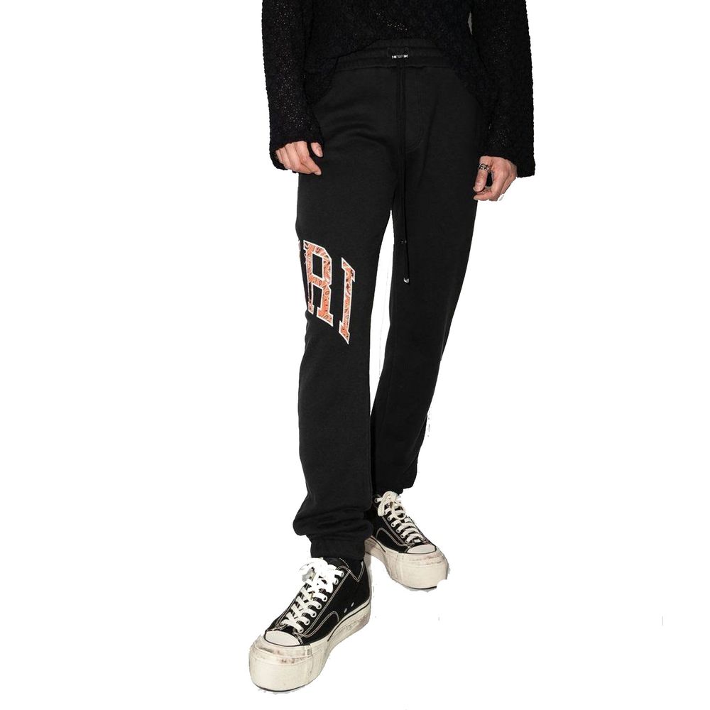 Amiri Black Cotton Joggers (Workout Pants) | Regal Royce