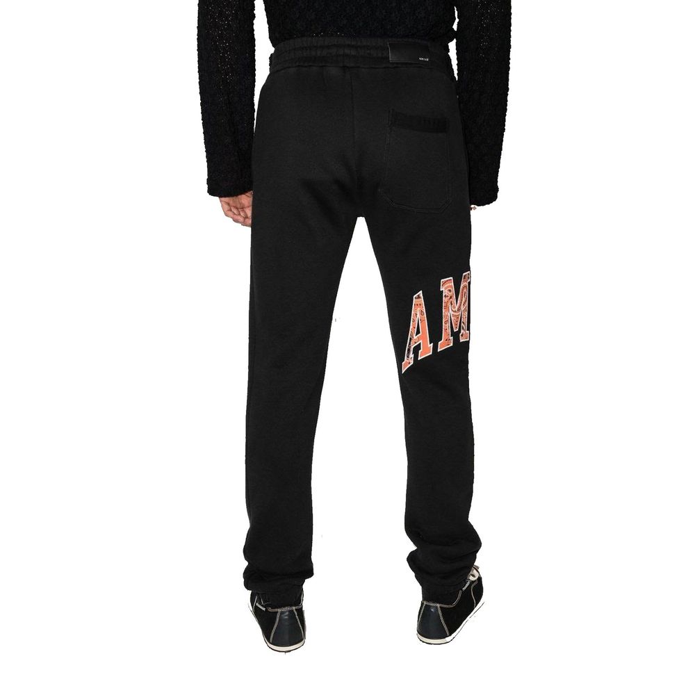 Amiri Black Cotton Joggers (Workout Pants) | Regal Royce