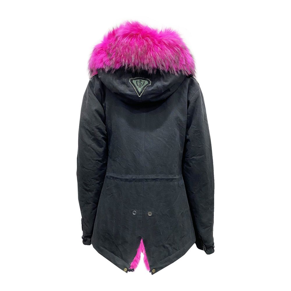AS65 Black Cotton Parka | Regal Royce