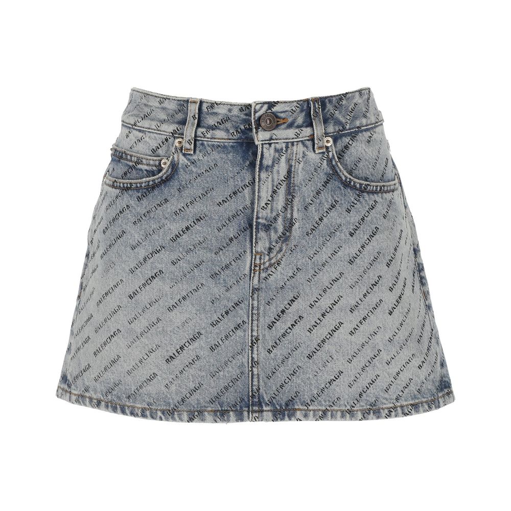 Balenciaga Blue Denim Skirt | Regal Royce