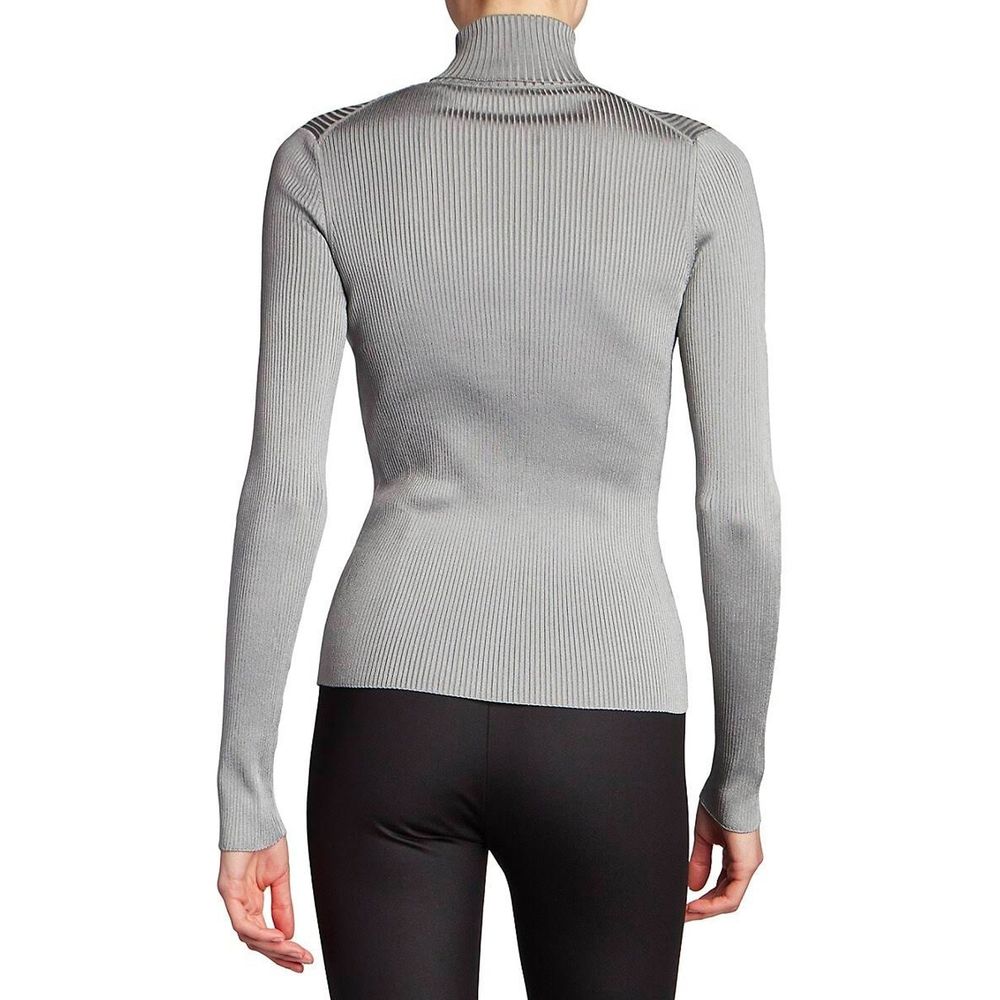 Balenciaga Gray Polyester Turtleneck | Regal Royce
