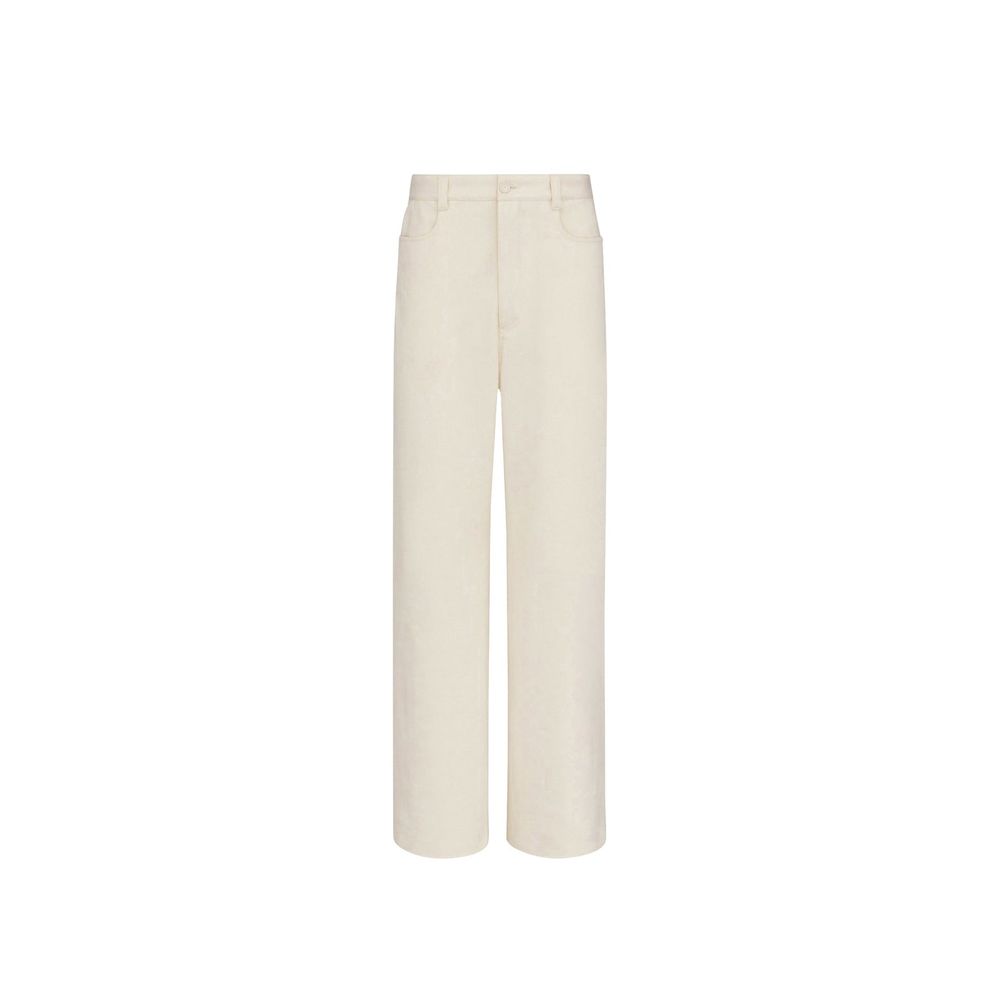 Dior White Cashmere Chino Pants | Regal Royce