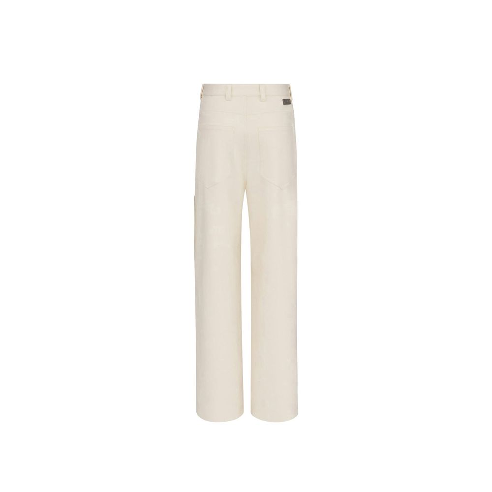 Dior White Cashmere Chino Pants | Regal Royce